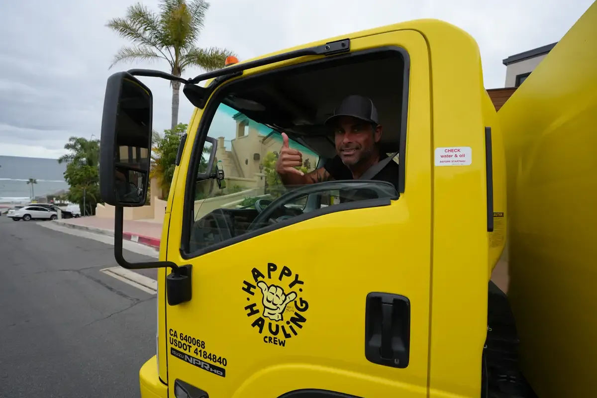 Happy Hauling Crew at work in Orange County