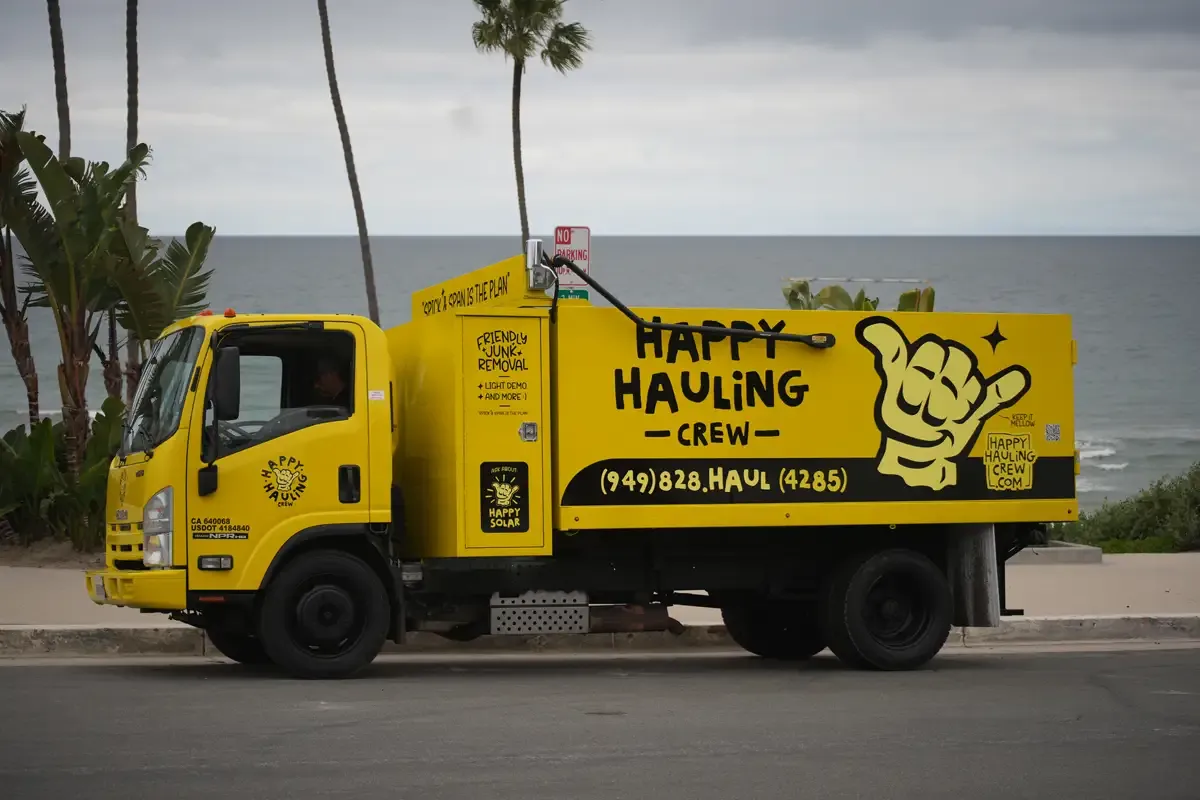 Woman tossed into junk truck