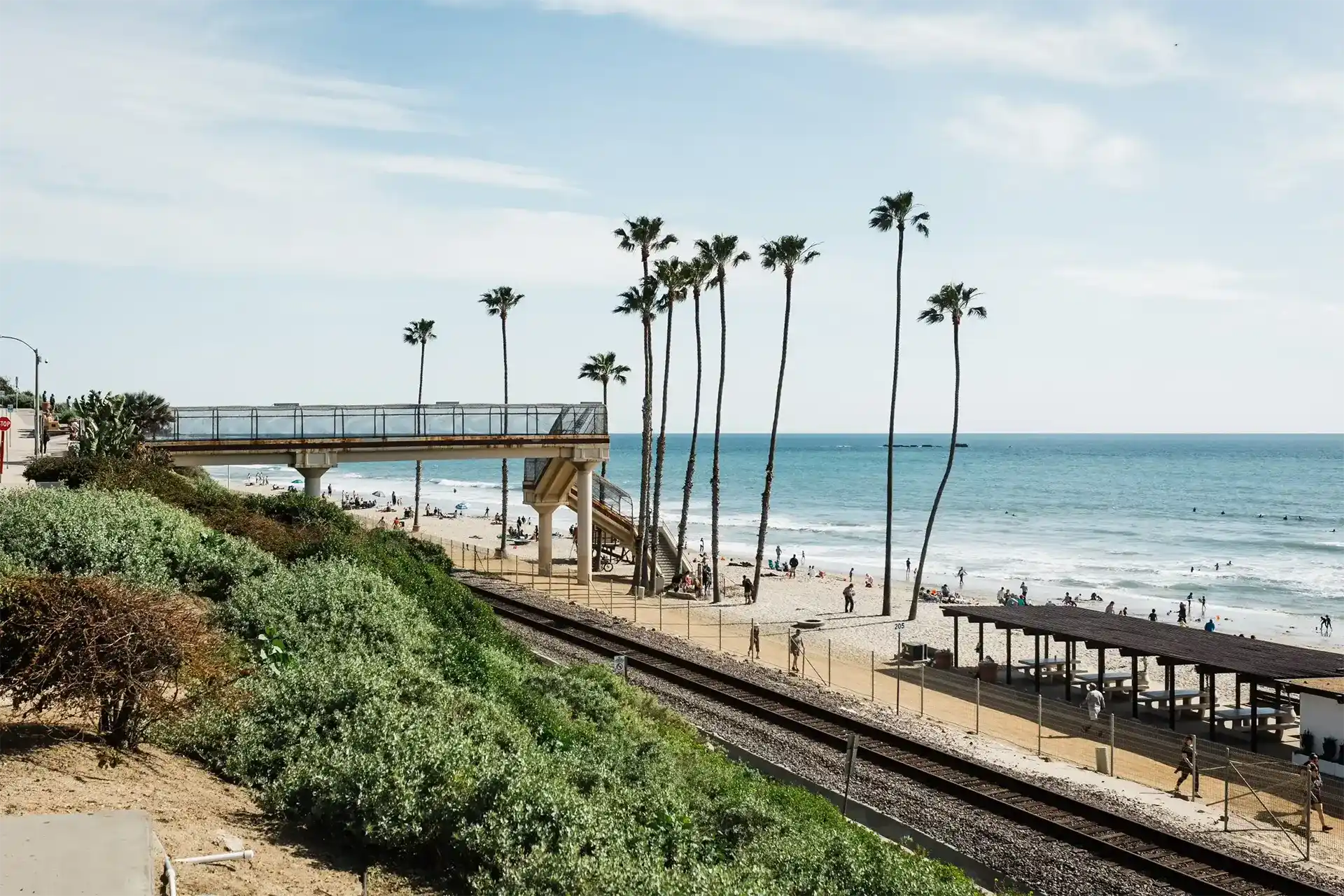 San Clemente coastline where Happy Hauling Crew is based
